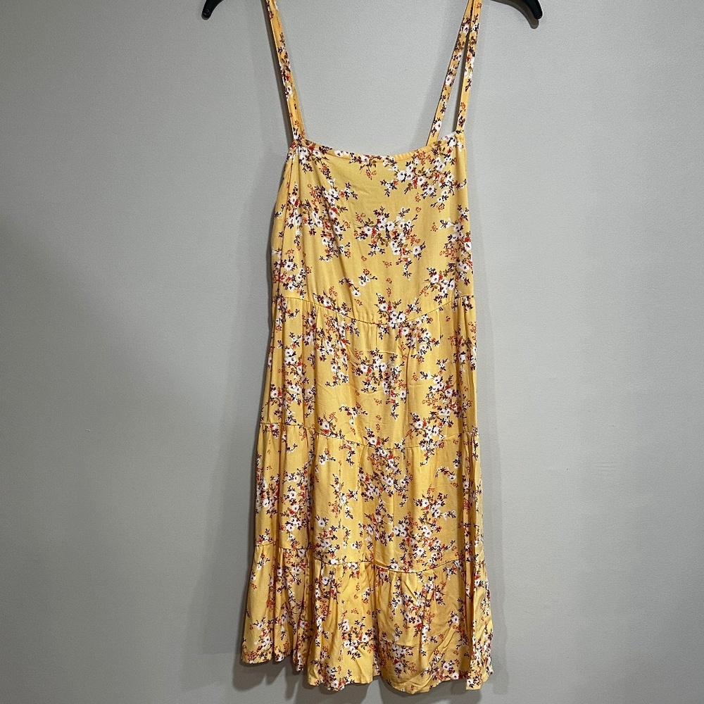 Yellow Floral Sundress Size S